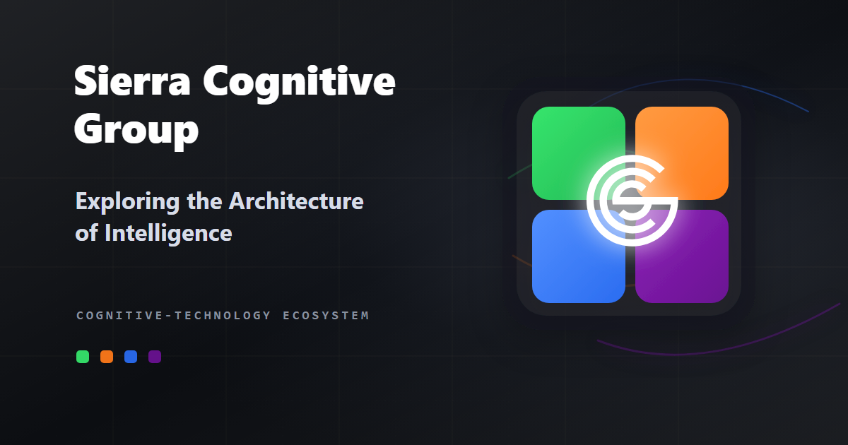 About Sierra Cognitive Group | Exploring the Architecture of Intelligence